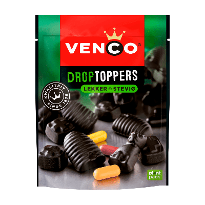 Venco droptoppers lekker stevig zak (10x 225gr)