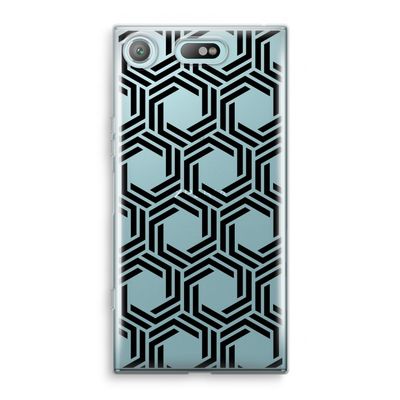 Geometrisch patroon: Sony Xperia XZ1 Compact Transparant Hoesje