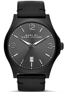 Horlogeband Marc by Marc Jacobs MBM5041 Leder Zwart 22mm