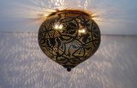 Plafondlamp Ameera zwart/goud union