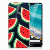 Nokia 7.1 | Siliconen Case | Watermelons