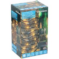 Snoerverlichting solar 100led 10 meter warm white