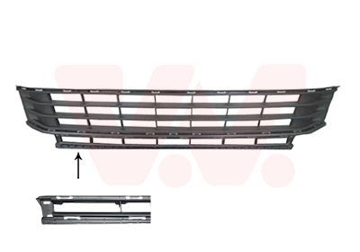 Ventilatiegrille, bumper 5819490