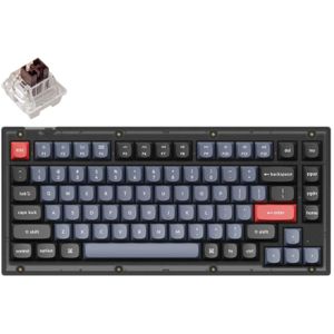 Keychron V1-A3 gaming toetsenbord RGB leds, 75%, Double-shot PBT, hot swap