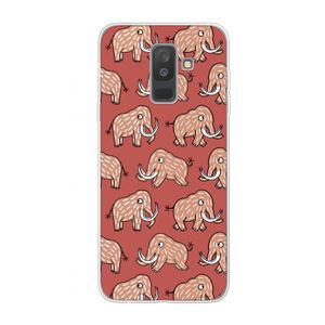 Mammoet: Samsung Galaxy A6 Plus (2018) Transparant Hoesje