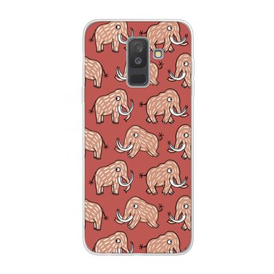 Mammoet: Samsung Galaxy A6 Plus (2018) Transparant Hoesje