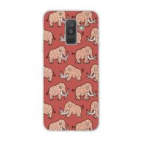 Mammoet: Samsung Galaxy A6 Plus (2018) Transparant Hoesje