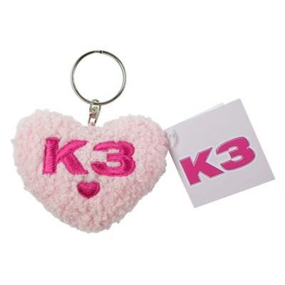 Studio 100 K3 sleutelhanger pluche hart
