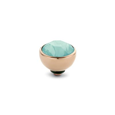 Melano Twisted Basic CZ Steentje Turquoise | Rosé