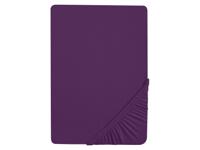 Biberna Jersey hoeslaken (90-100 x 200 cm, Violet)