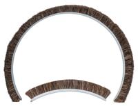 Bosch Accessoires Vervangingsborstel voor afzuigkap schuren kleine haakse slijpers - 2608000883