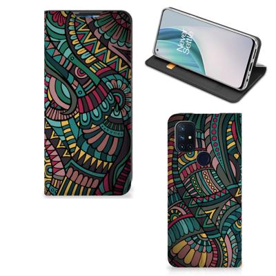 OnePlus Nord N10 5G | Hoesje met Magneet | Aztec