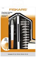 Precisiemes fiskars medium duty 12 mesbladen wit