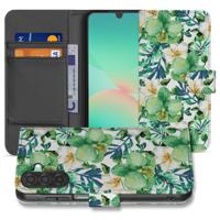 Samsung Galaxy A26 Orchidee Groen | Book Case | Samsung Galaxy A26 Orchidee Groen | Book Case |