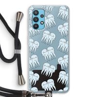 Octopussen: Samsung Galaxy A32 4G Transparant Hoesje met koord