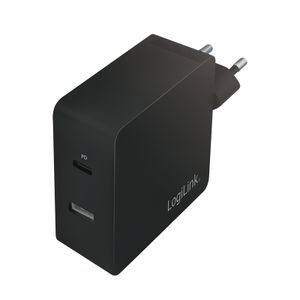 LogiLink PA0213 oplader voor mobiele apparatuur Zwart Binnen