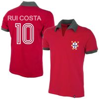 Portugal Retro Shirt 1972 + Rui Costa 10 - thumbnail