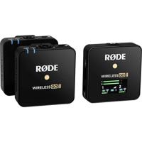 Rode Wireless GO II Spraakmicrofoon Dasspeld Zendmethode:USB Incl. tas, Incl. windkap, Incl. kabel Microfoon TRS (3.5 mm jackplug) USB Zwart