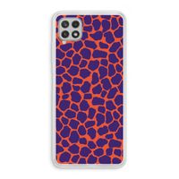 Purple Giraffe: Samsung Galaxy A22 4G Transparant Hoesje