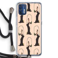 Pop Some Kim: Motorola Moto G9 Plus Transparant Hoesje met koord