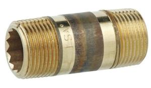 Kirchhoff Rood messing pijpnippel, blank, 1/2" x 60 mm, (3530) - 988961113