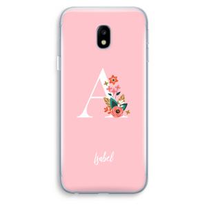 Pink Bouquet: Samsung Galaxy J3 (2017) Transparant Hoesje