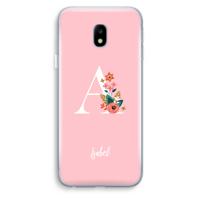 Pink Bouquet: Samsung Galaxy J3 (2017) Transparant Hoesje - thumbnail