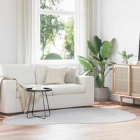 Tapijt HUARTE Grijs 160 x 230 cm Polyester