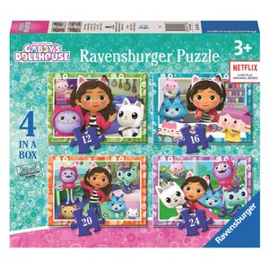 Ravensburger - gabby&apos;s poppenhuis legpuzzel 4in1