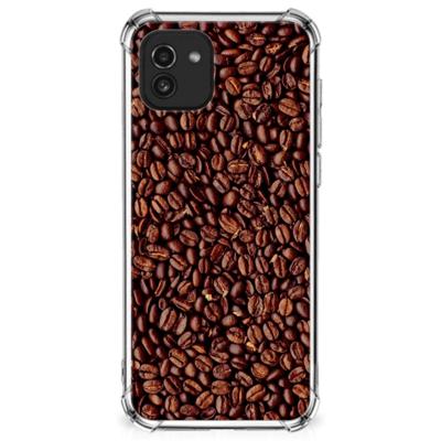 Samsung Galaxy A03 Beschermhoes Koffiebonen Samsung Galaxy A03 Beschermhoes Koffiebonen