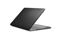 Icarer - Lederen cover hoes - MacBook Pro 13 inch (2020-2022) - Zwart