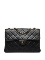 CHANEL Pre-Owned sac porté épaule Jumbo Classic Flap (1996-1997) - Noir