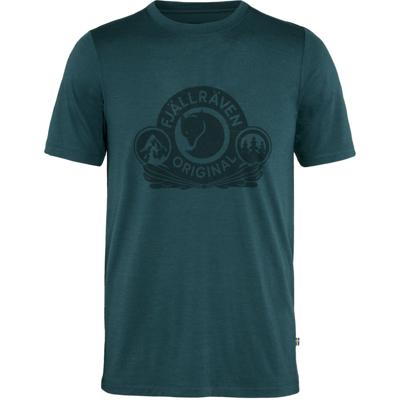 Fjallraven Abisko Wool Classic SS T-shirt Heren Dark Navy M