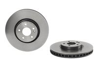 Remschijf COATED DISC LINE BREMBO, Remschijftype: Binnen geventileerd, u.a. für Mercedes-Benz