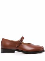 Maison Margiela derbies Tabi en cuir - Marron