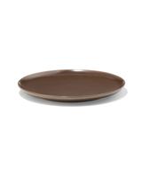 HEMA Dinerbord ⌀26cm PUUR reactief glazuur donkerbruin (donkerbruin)