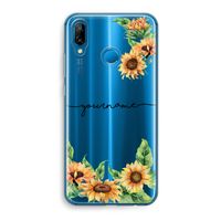 Zonnebloemen: Huawei P20 Lite Transparant Hoesje
