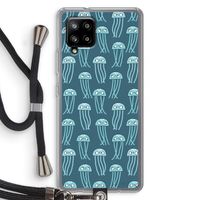 Kwallie: Samsung Galaxy A42 5G Transparant Hoesje met koord Kwallie: Samsung Galaxy A42 5G Transparant Hoesje met koord
