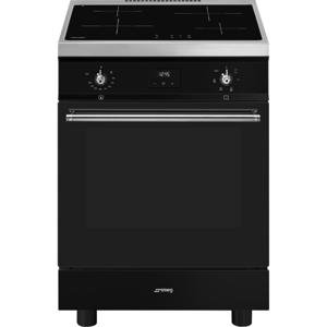 Smeg Symphony C6IMBLT2 fornuis Vrijstaand fornuis Electrisch Inductiekookplaat zones Zwart A