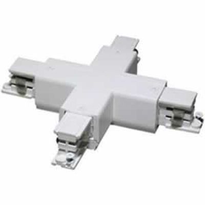 Euro 3 fase rails x - connector (95x95 mm) wit