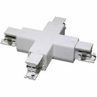 Euro 3 fase rails x - connector (95x95 mm) wit