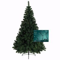 Kerstboom 240 cm incl. kerstverlichting lichtsnoer helder wit - thumbnail