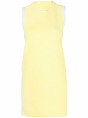 Jacquemus robe courte à découpe au dos - Jaune