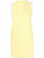 Jacquemus robe courte à découpe au dos - Jaune