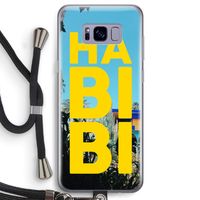 Habibi Majorelle : Samsung Galaxy S8 Transparant Hoesje met koord
