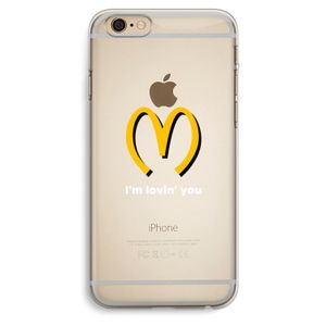 I'm lovin' you: iPhone 6 Plus / 6S Plus Transparant Hoesje
