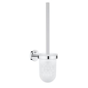 GROHE Bau Cosmopolitan closetborstelgarnituur met glazen inzet wandmontage chroom 40463001