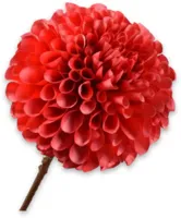 Silk-ka kunsttak dahlia 64cm rood
