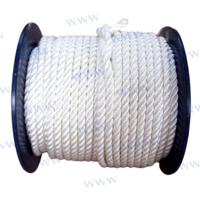 POL1209042020 - WIT BOVENSTE POLYESTER 20 MM (100m)