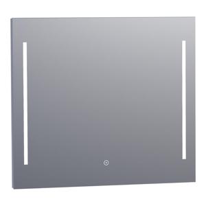 BRAUER spiegel Deline - 80x70cm - verlichting - aluminium 3864s
